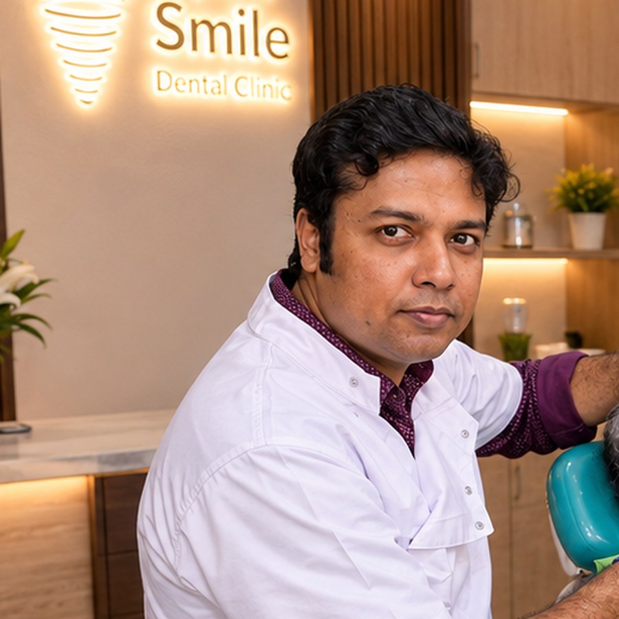 Dr. Abhishek Kumar, dental surgeon at Aashirwad Hospital